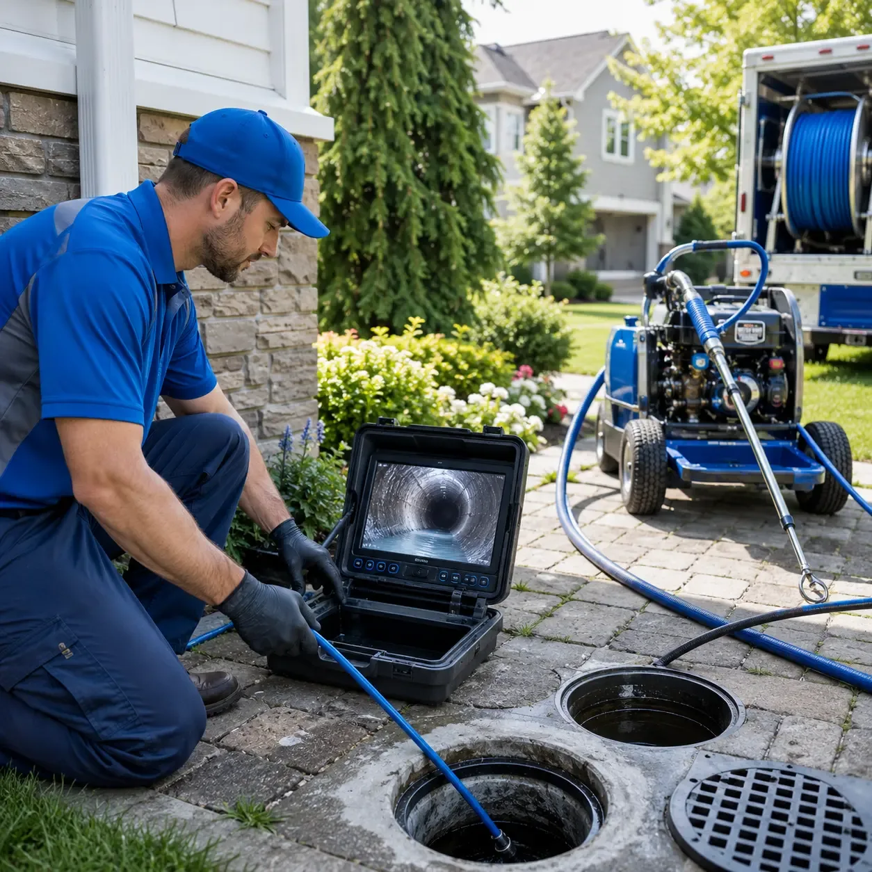 Outdoor drain cleaning professionals serving Alborn, MN